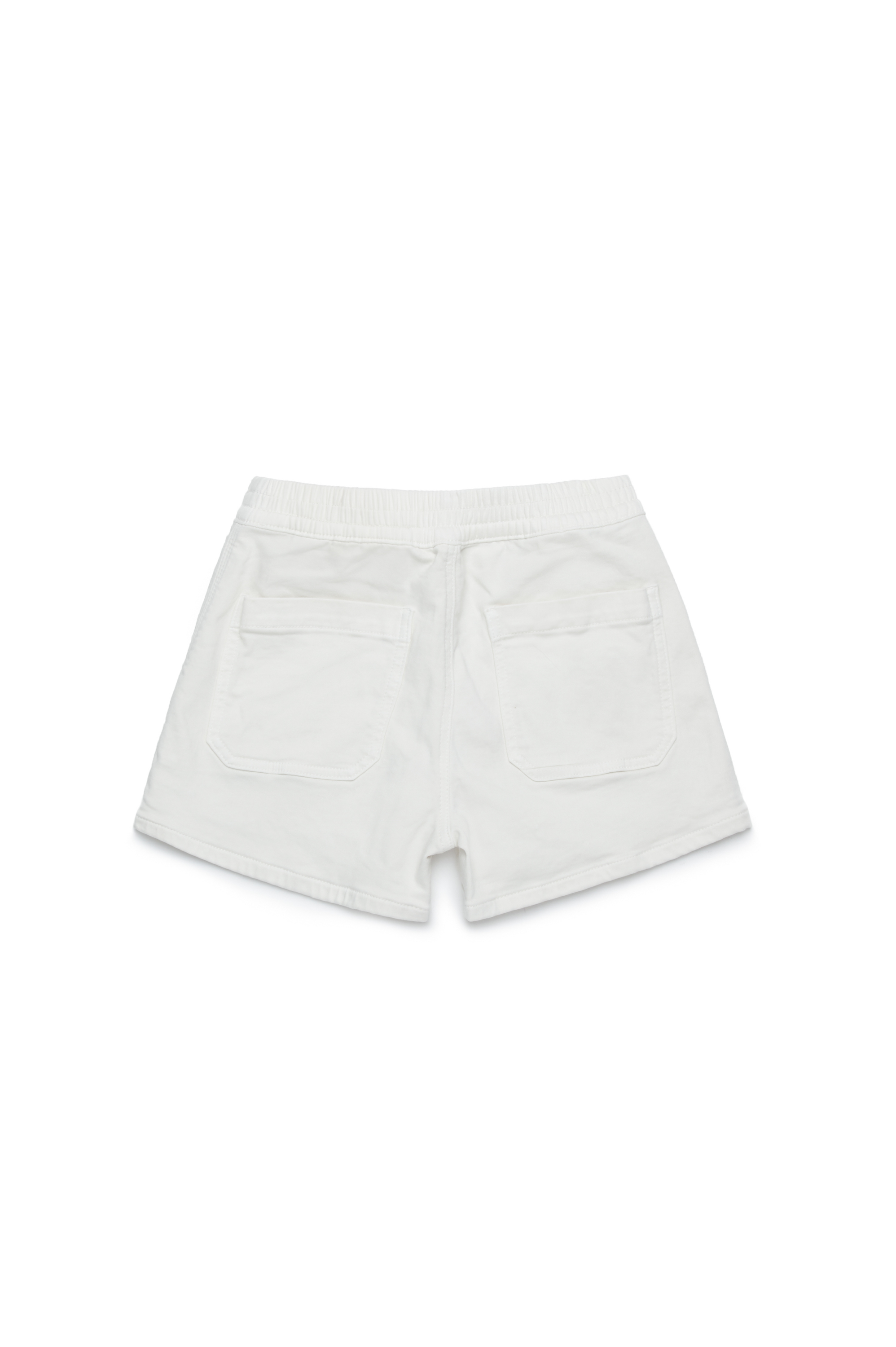 Diesel - PINTY JJJ, Woman's Coloured JoggJeans stretch shorts in White - 2