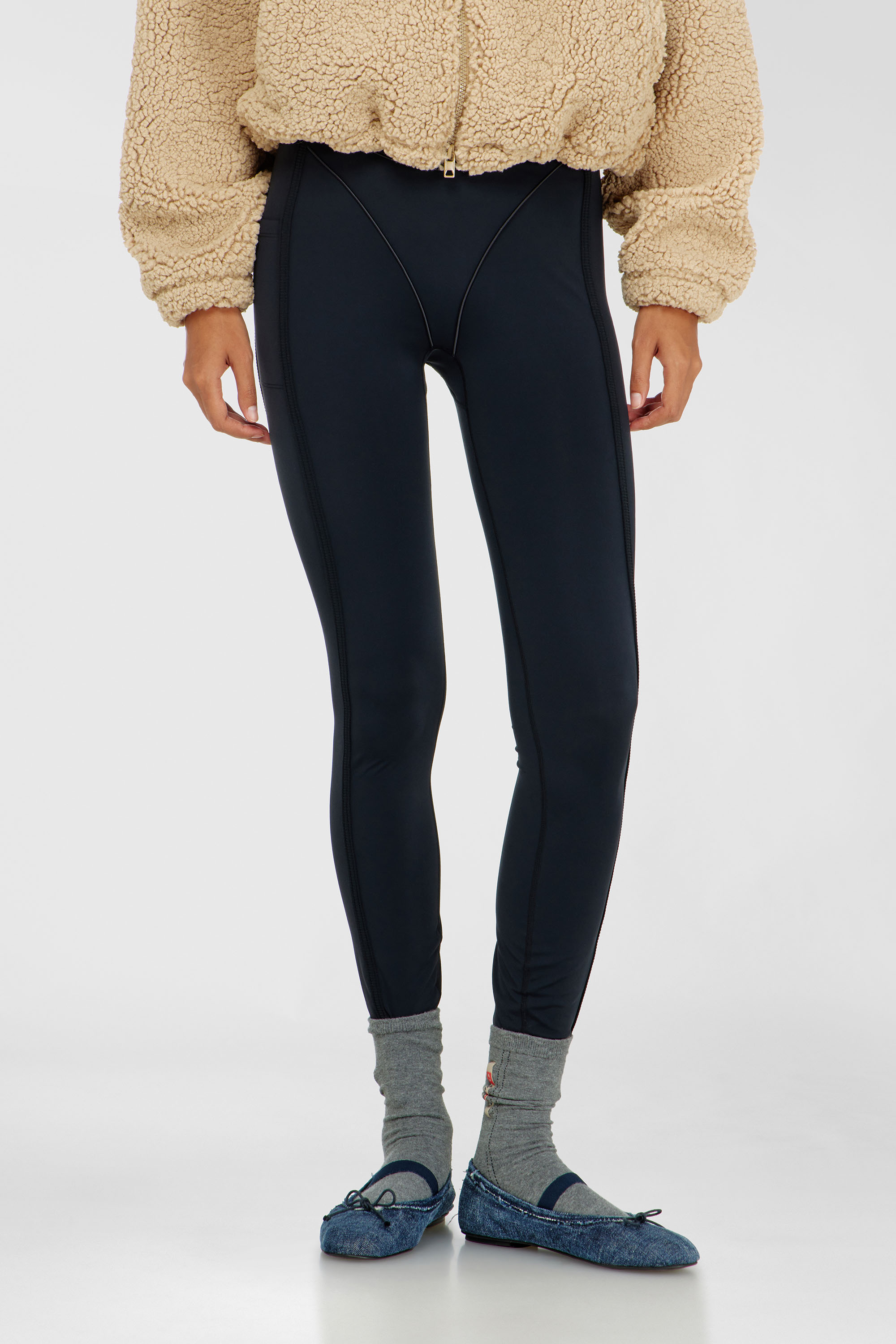 Diesel - FELICIA-UTLT, Woman's Leggings in microfibre in null - 4