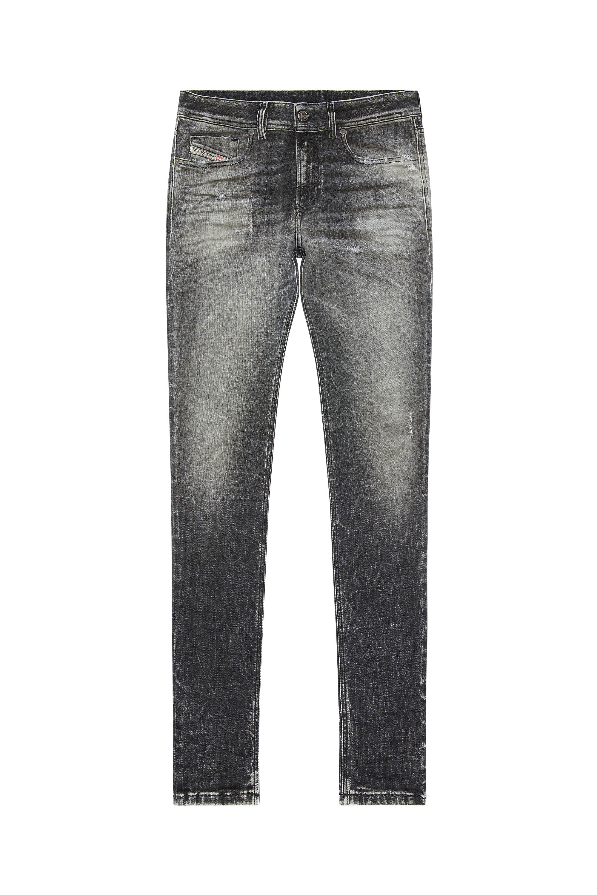 Diesel - Skinny Jeans 1979 Sleenker 09G86, Black/Dark grey - Image 5