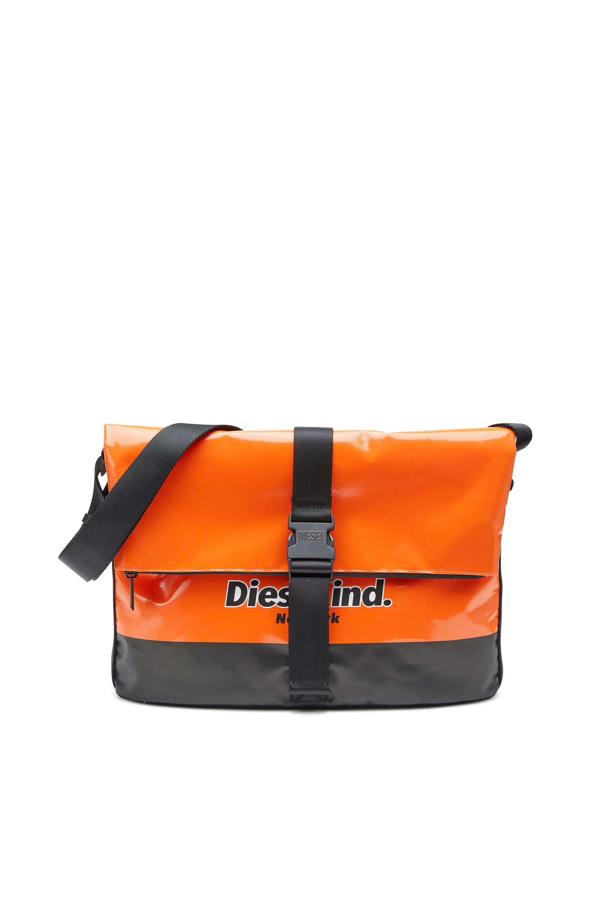 Diesel - TRAP/D SHOULDER BAG M, Orange - Image 1