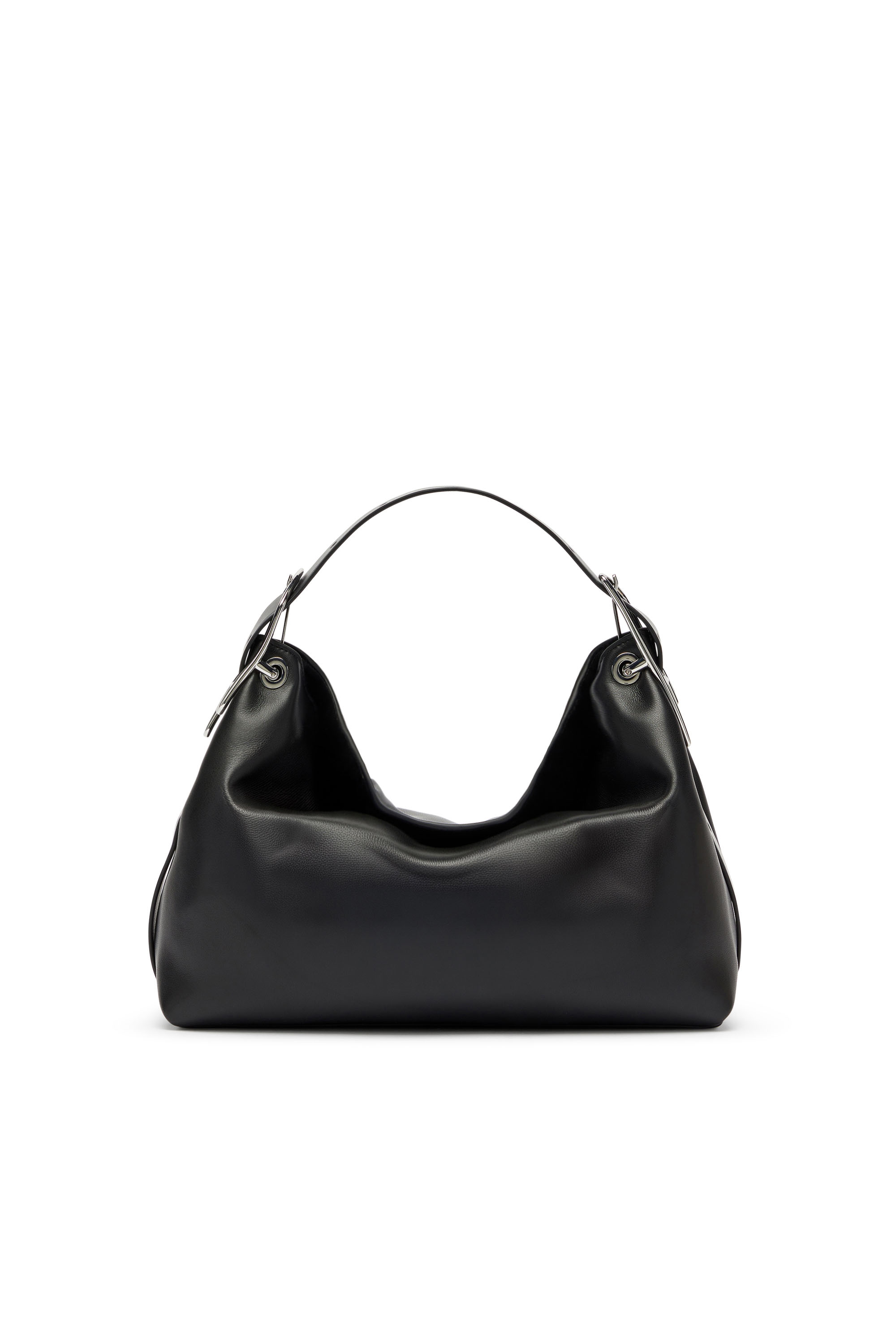 Diesel - D-LINE HOBO S, Woman's D-Line-Leather shoulder bag in Black - 2