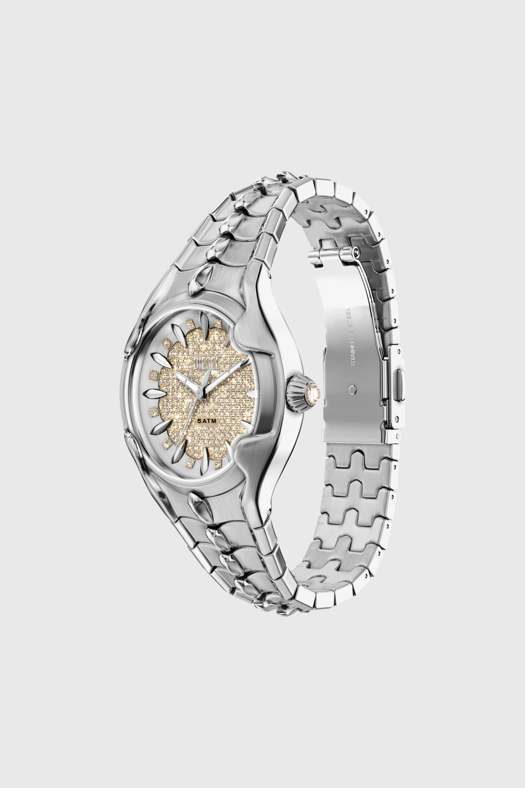 Diesel - DZ5631 WATCH, Man's Vert Stainless Steel Watch in Silver - 2
