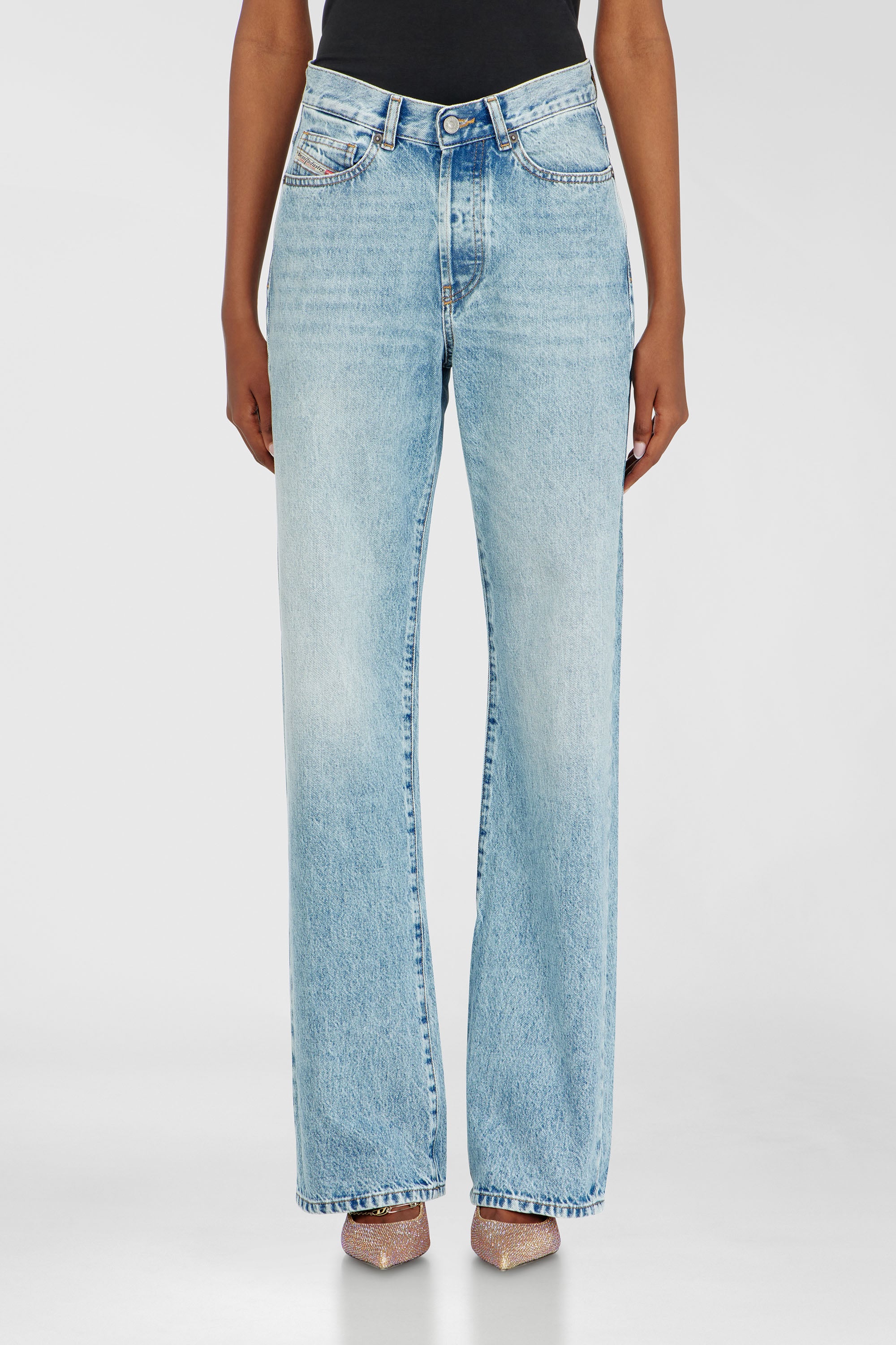 Diesel - Woman's Regular Jeans 1971 D-Sent 09I29, Light Blue - 2