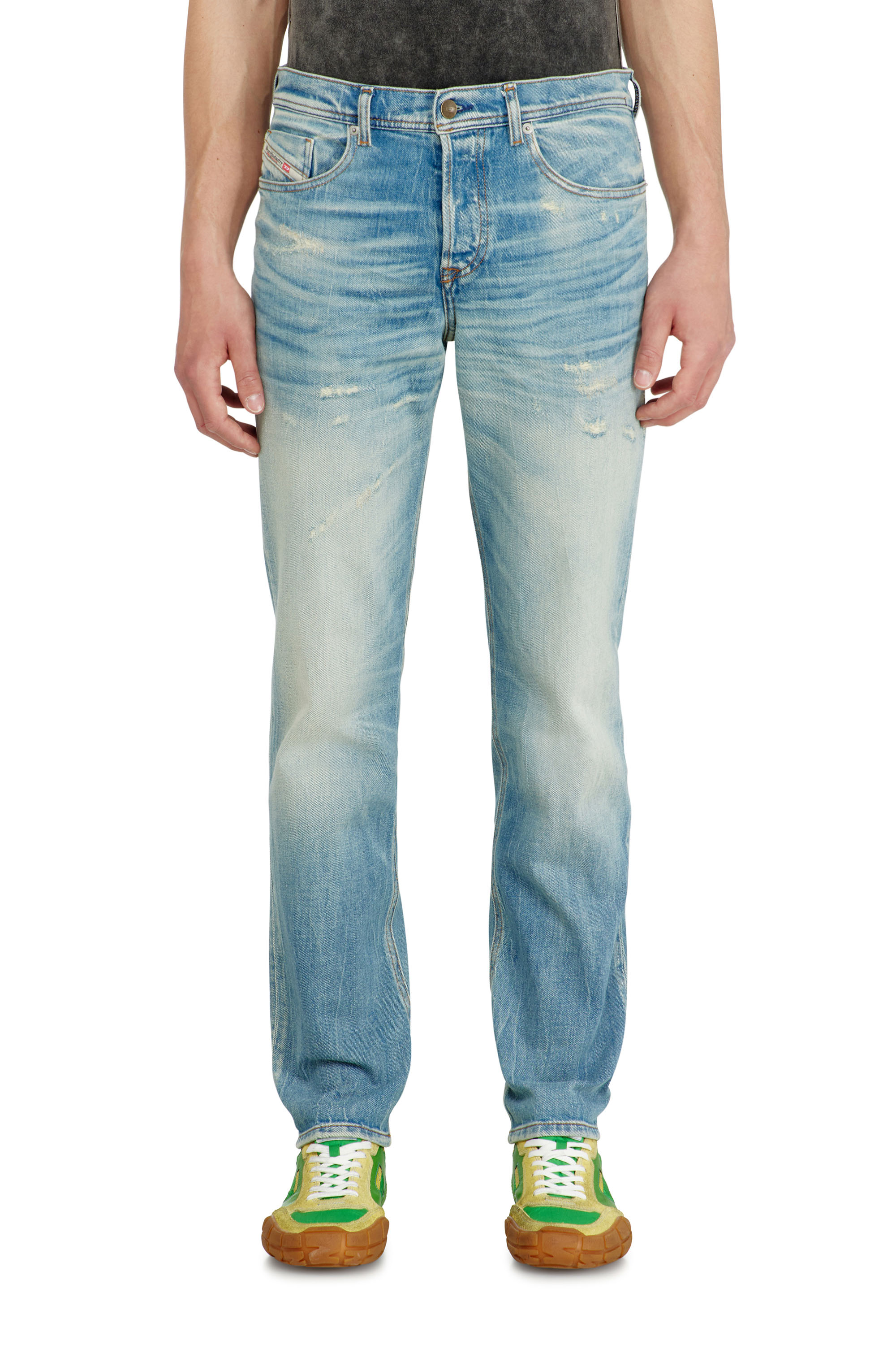 Diesel - Man's Regular Jeans 2023 D-Finitive 09P33, Light Blue - 1