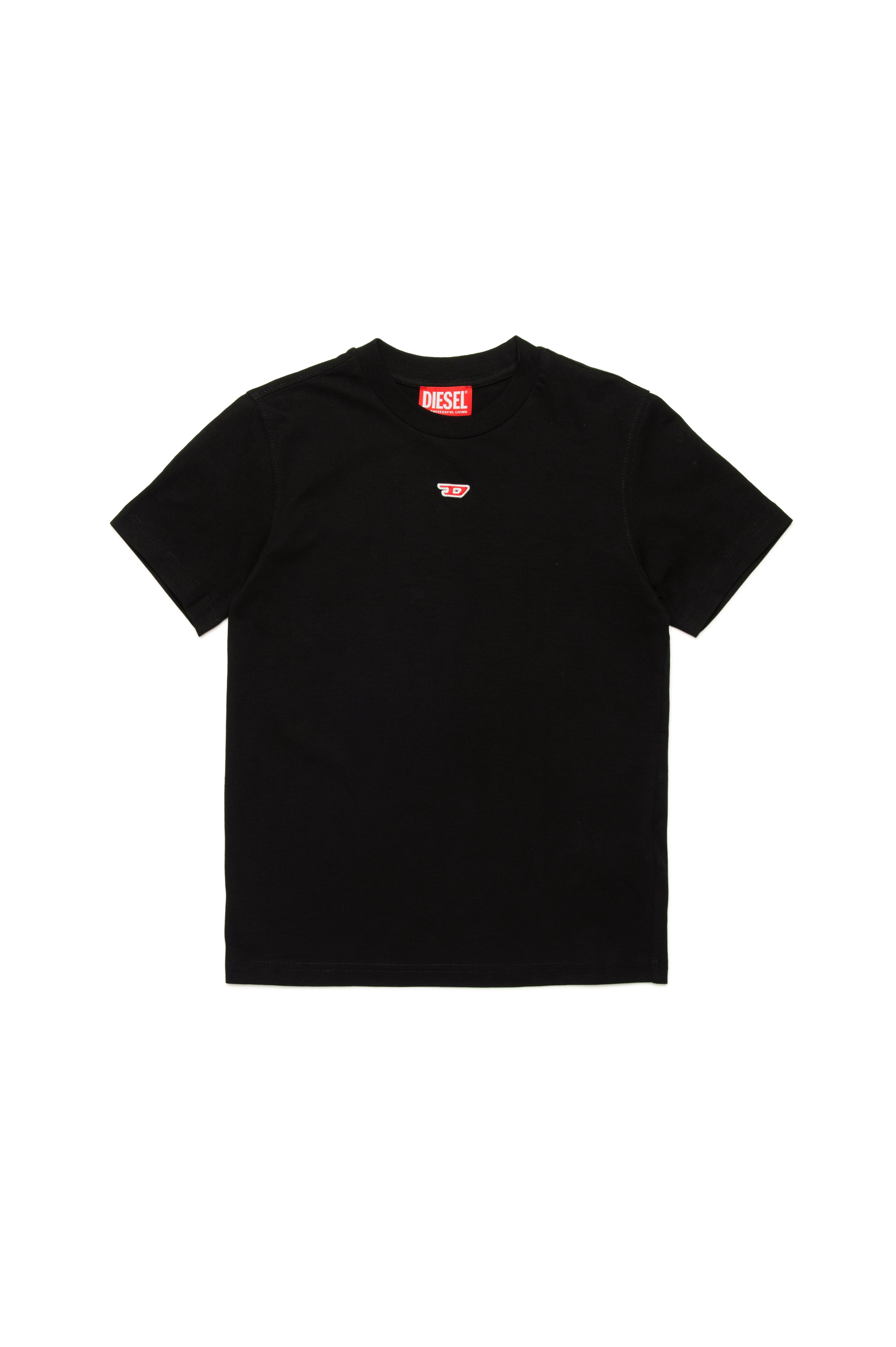 Diesel - TDIEGORD, Unisex's T-shirt with D logo in Black - 1