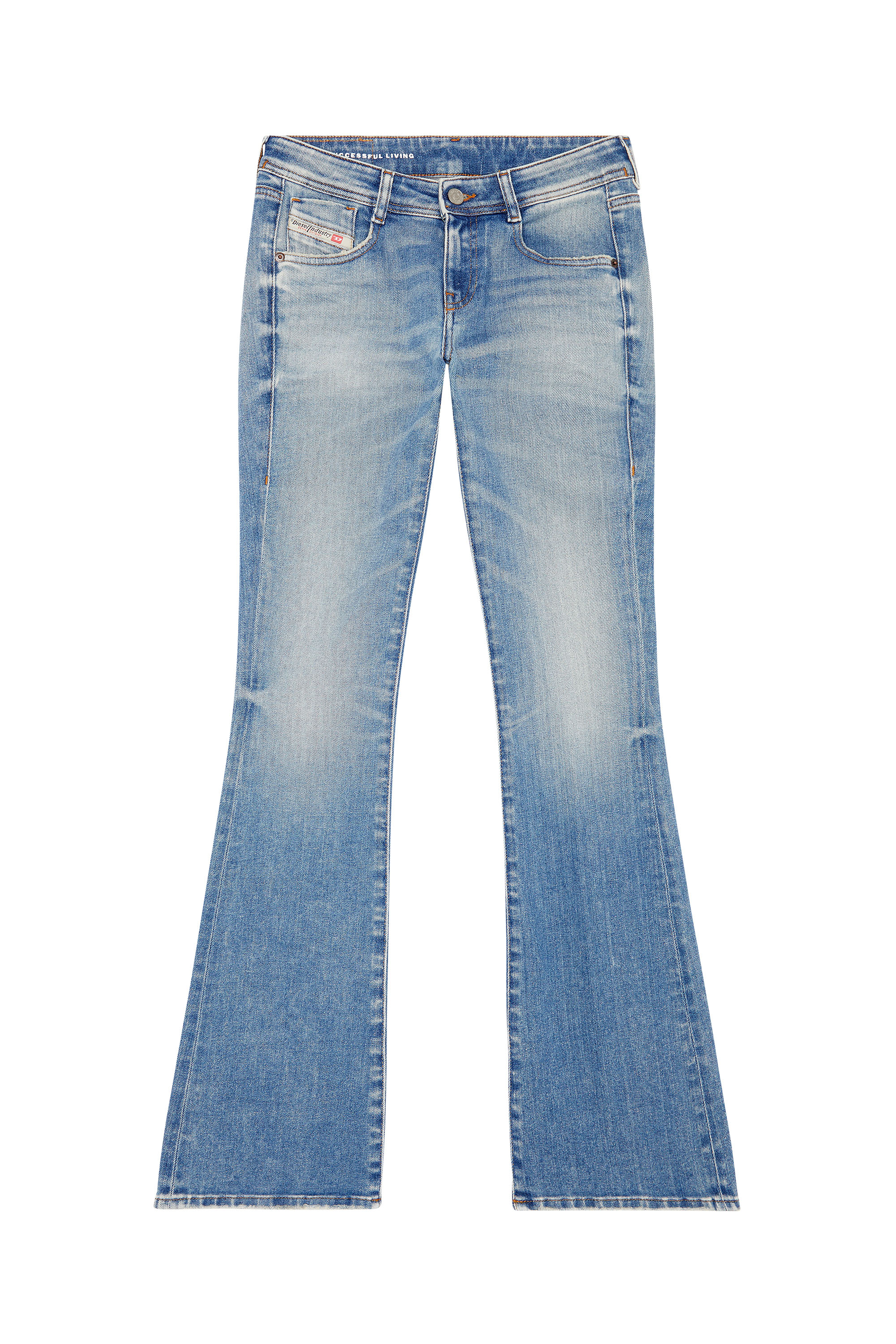 Diesel - Bootcut and Flare Jeans 1969 D-Ebbey 09G70, Light Blue - Image 5